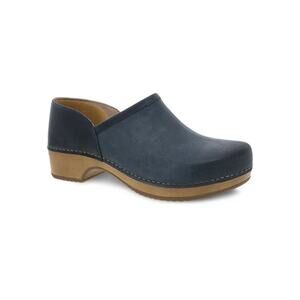 Dansko Brenna Suede Clogs Navy Size 7.5